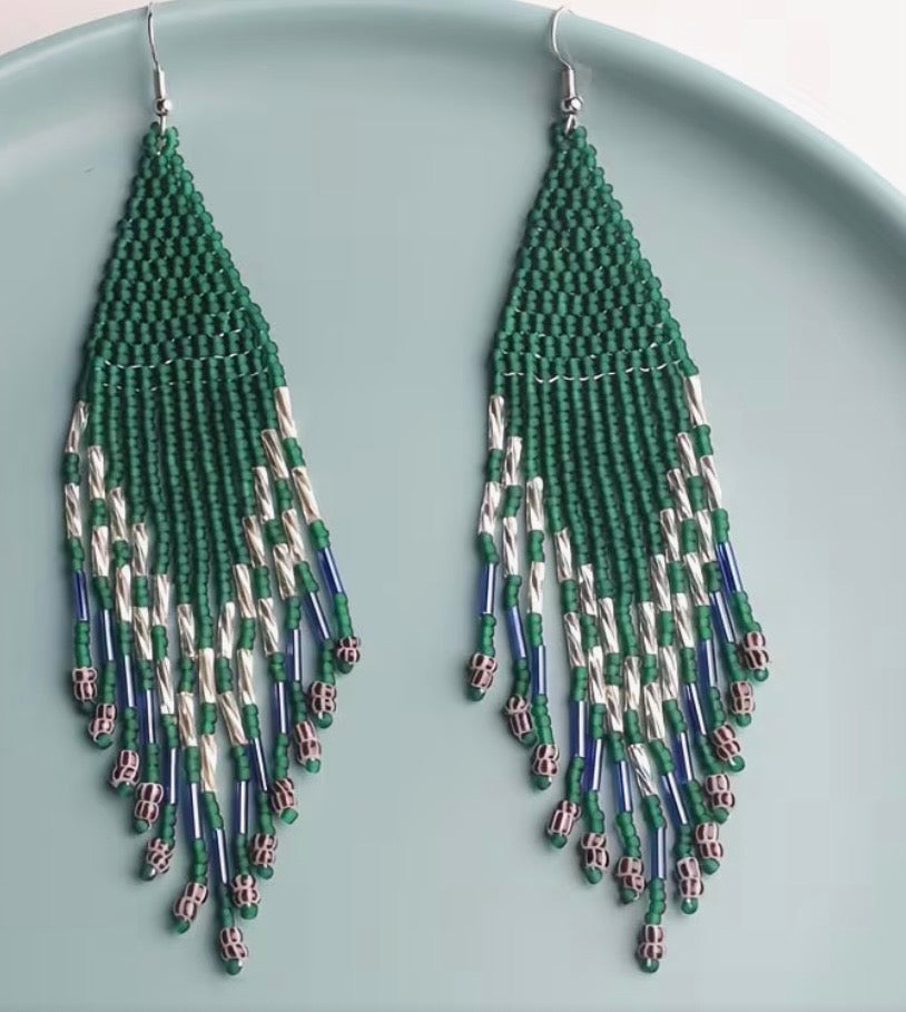 Beaded earrings